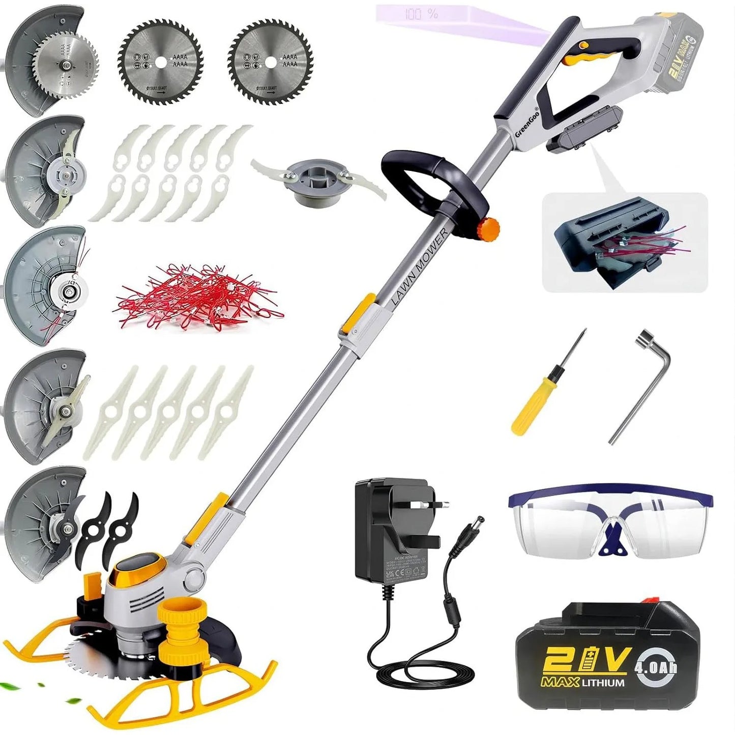 EcoBlade FlexTrim Cordless Grass & Weed Trimmer