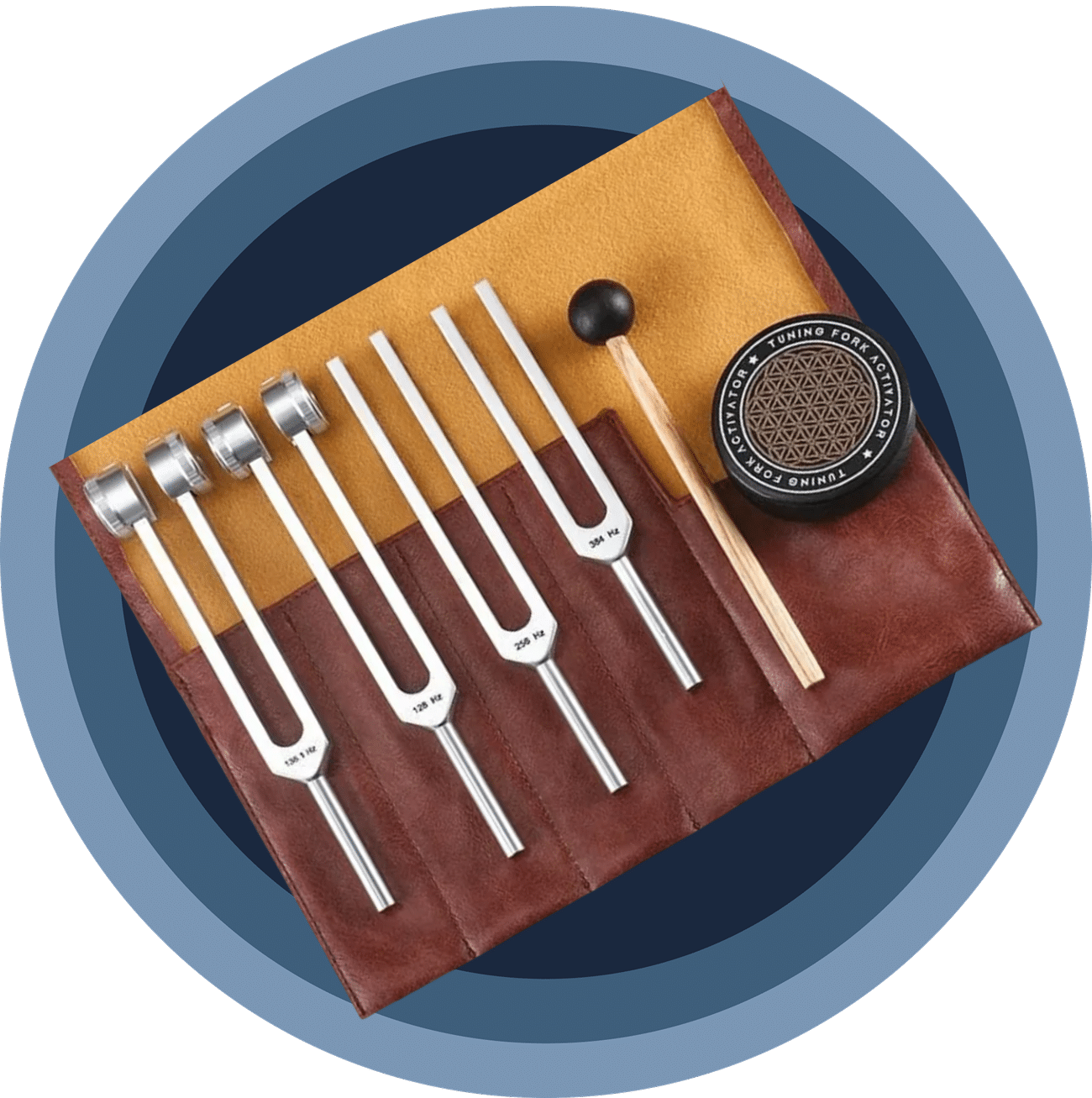 VitaTone Sound Therapy Tuning Fork Set