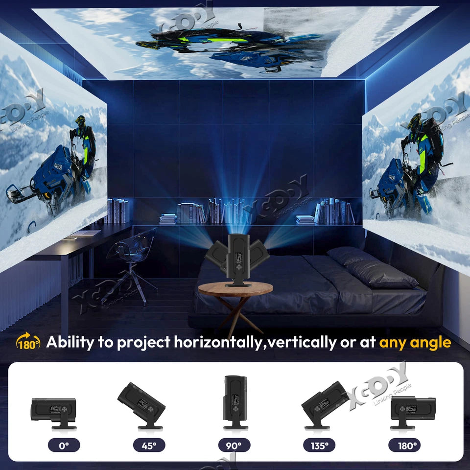 LumiCast K90 Smart Projector – Full HD 1080p with Android Support