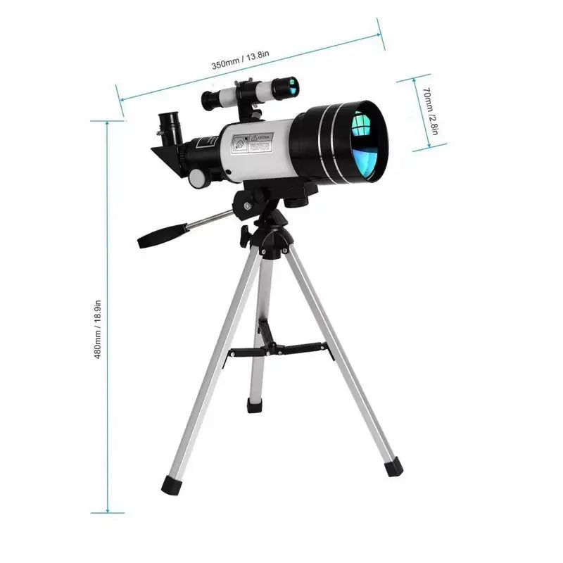StellarView Pro – 150X HD Astronomical Telescope with Tripod