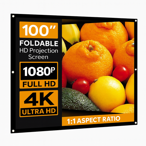 100″ Foldable Projection Screen for LumiCast