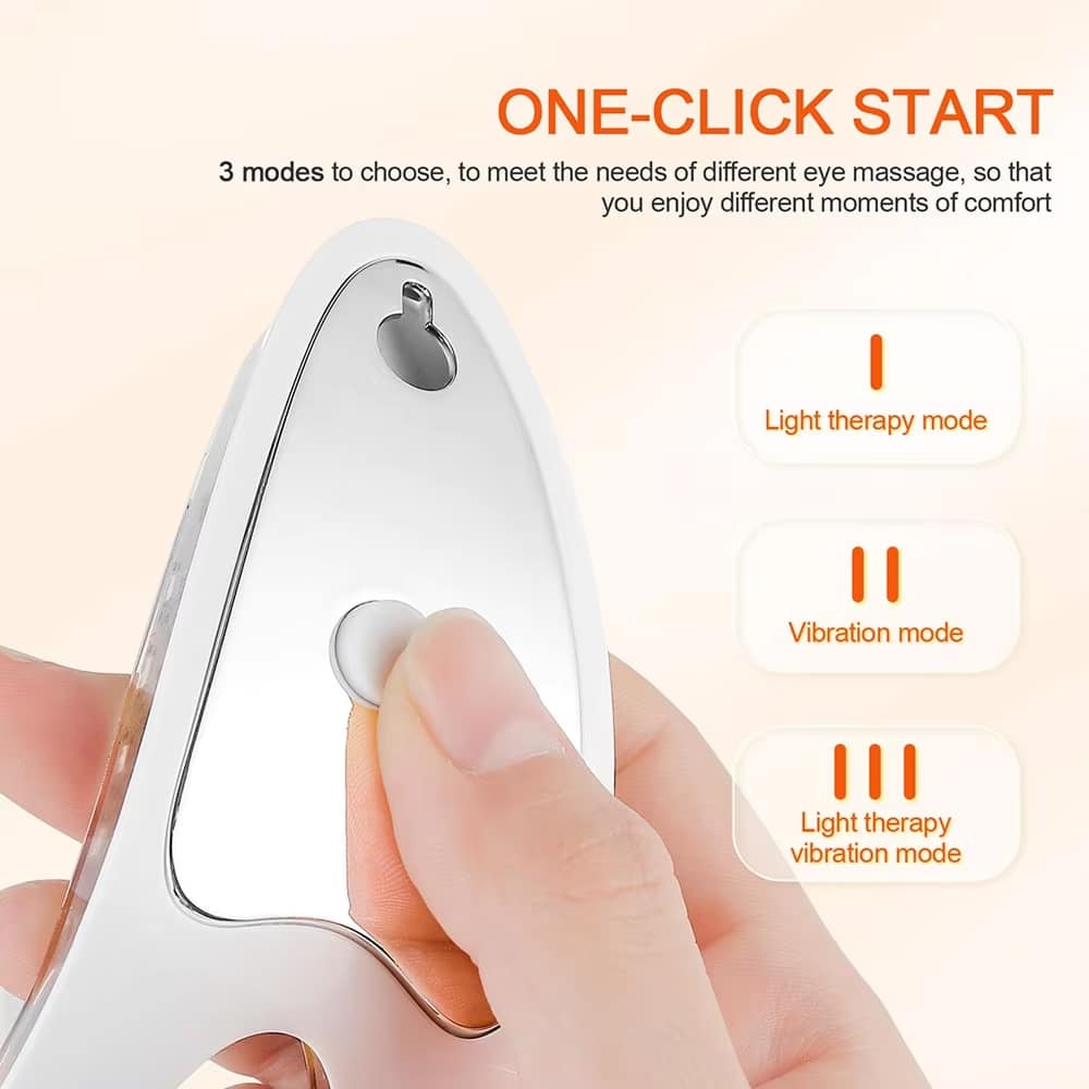 Lumévera EyeRevive – Red Light Therapy Eye Massager for Dark Circles & Puffiness