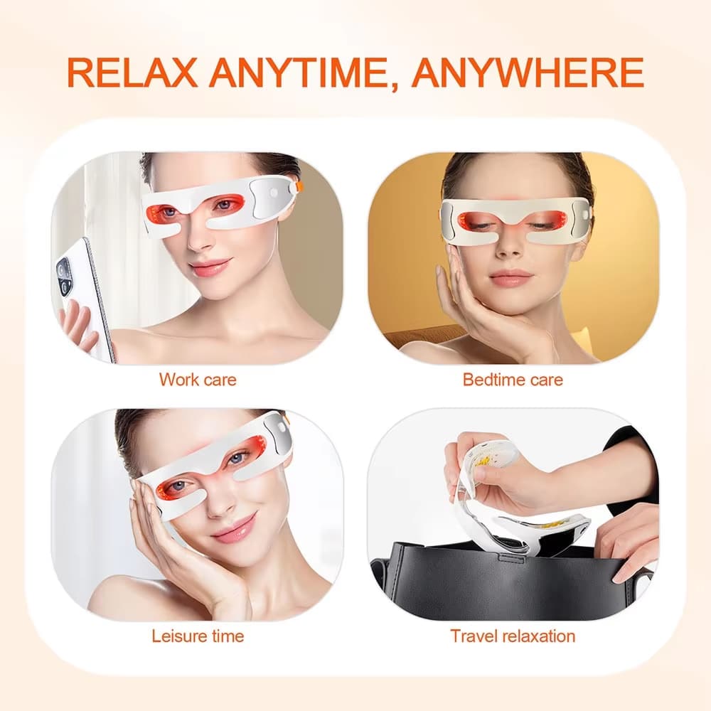 Lumévera EyeRevive – Red Light Therapy Eye Massager for Dark Circles & Puffiness