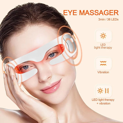 Lumévera EyeRevive – Red Light Therapy Eye Massager for Dark Circles & Puffiness