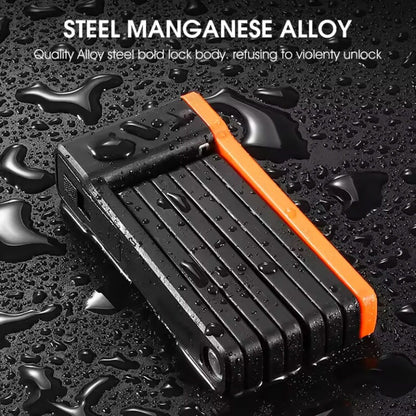 RideGuard FoldSecure – Lightweight Folding Bike Lock with Mount Bracket