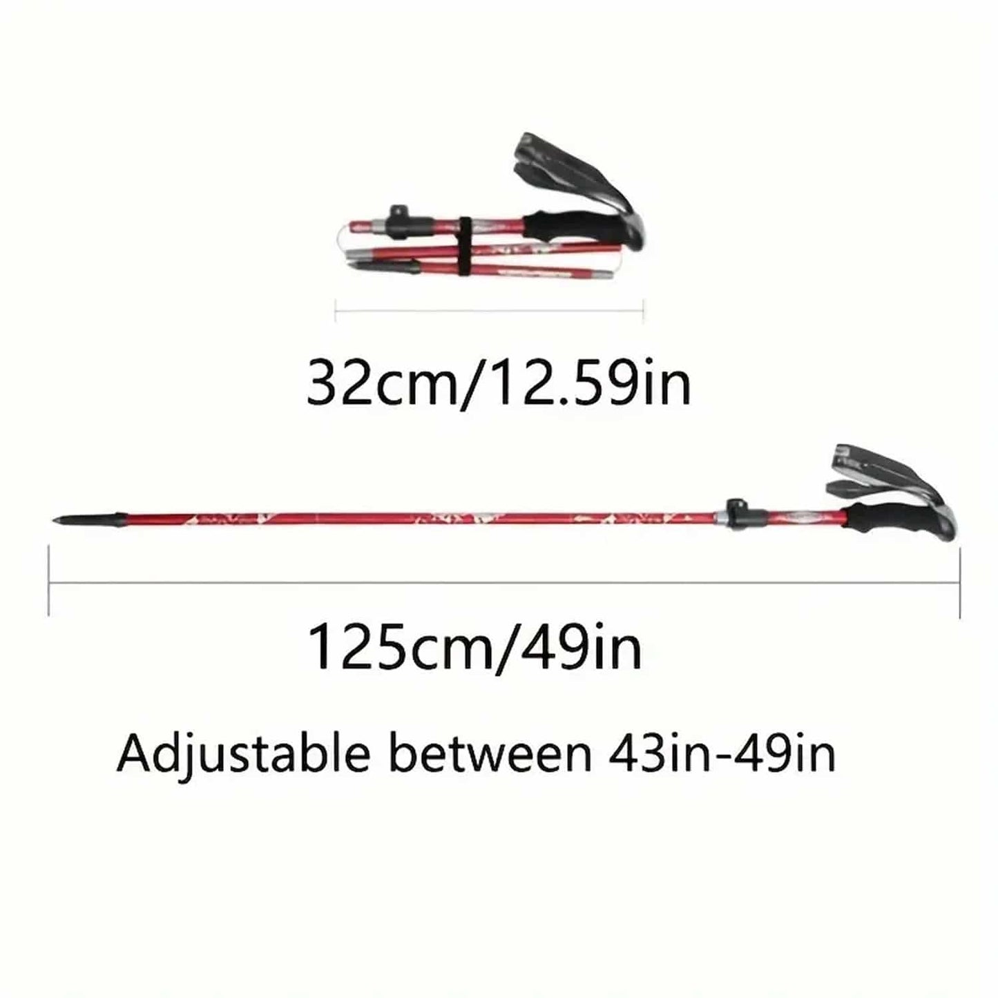 AeroTrek Compact Hiking Poles – Durable, Foldable & Adventure-Ready