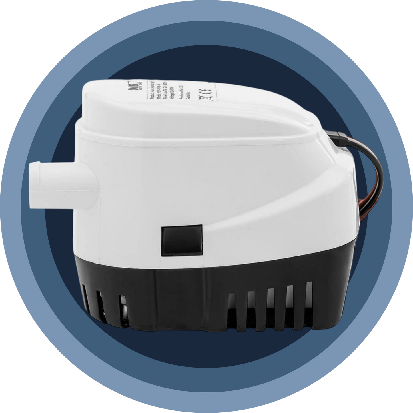 TideMaster Bilge Pump – 750 GPH AutoFlow Smart Detection