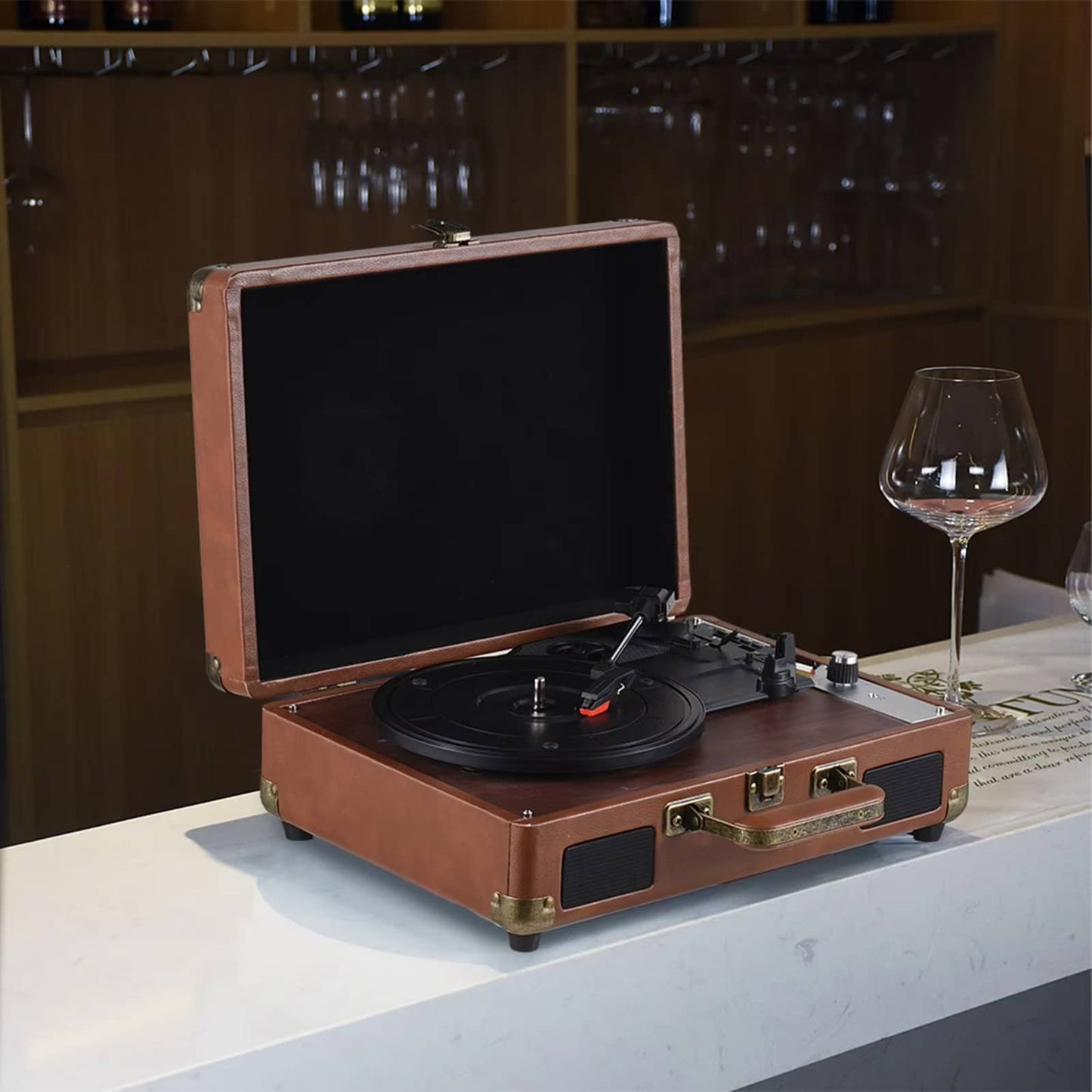 NovaTune Bluetooth Vinyl Record Player