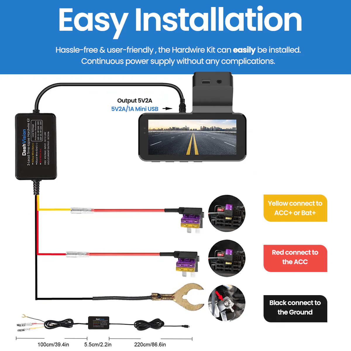 VegaVision Hardwire Kit