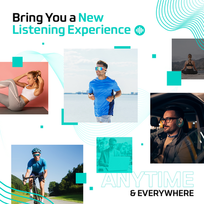 SonicEdge AirFlow Bone Conduction Headphones