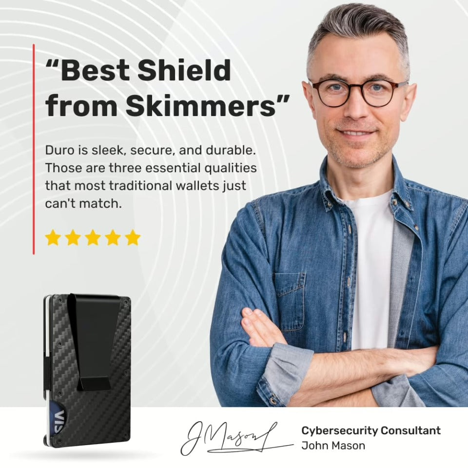 Fortura Carbon Shield RFID Wallet